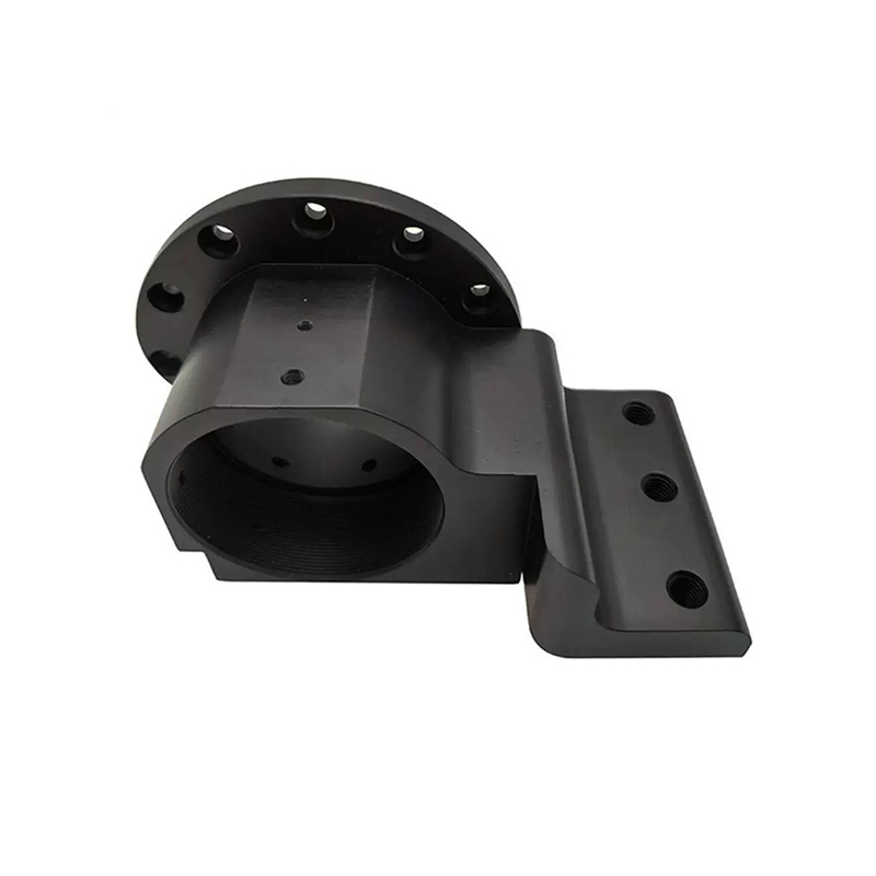 Multi-feature plastic prototype created with CNC milling